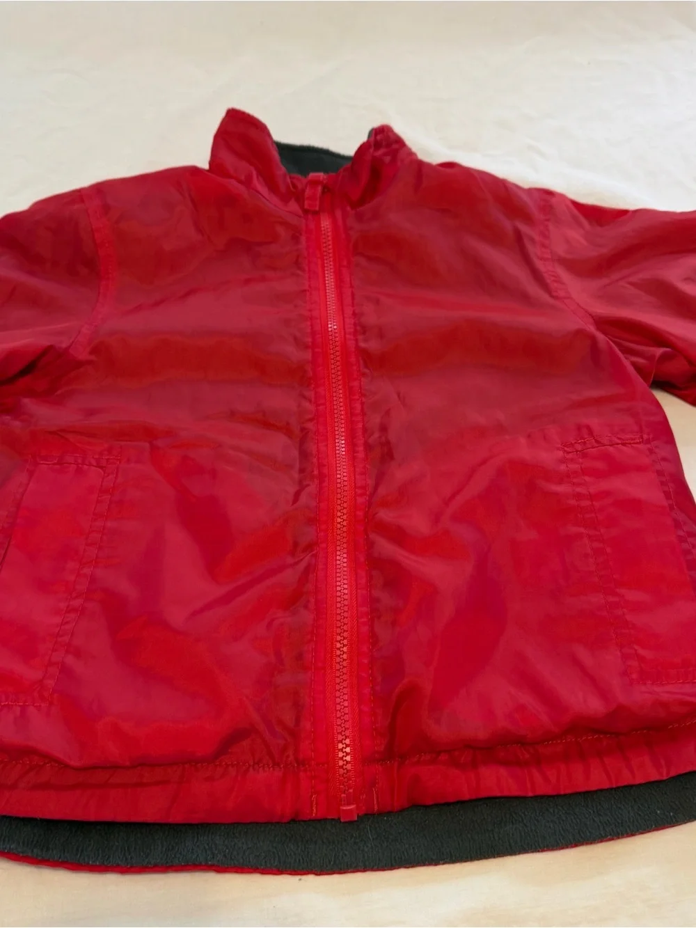 Oshkosh Red Kids' Zip-Front Jacket reversible Size 5